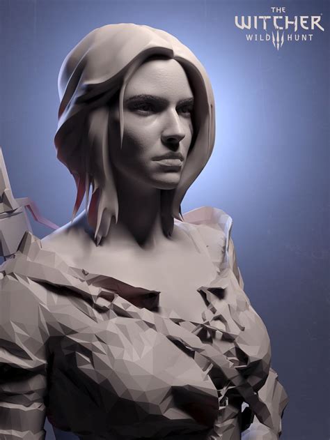 Ciri Face And Hair Concept Paweł Mielniczuk The Witcher The Witcher 3 Greek Goddess Art