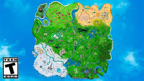 Así es el MAPA del CAPITULO 4 en FORTNITE Fractura YouTube