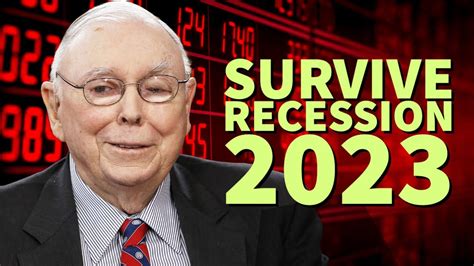 Recession Alert Learn How To Profit Like Charlie Munger Youtube