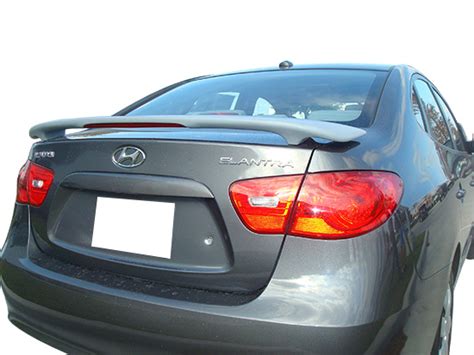 Hyundai Elantra 2 Post Spoiler 2007 2010 Custom Style PU Tech Industry