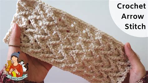 How To Crochet Arrow Stitch YouTube