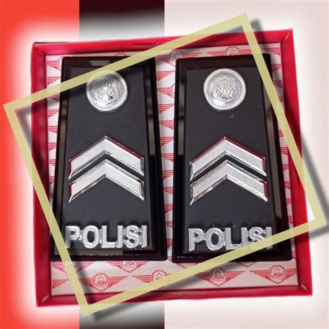 Jual Pangkat Pdh Briptu Akrilik Doff Atribut Briptu Atribut Polisi