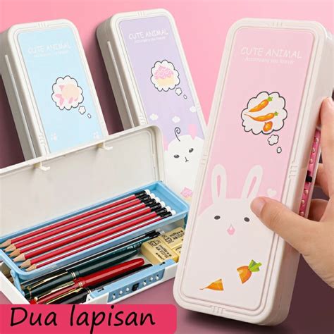 Jual Tempat Pensil Besar Kunci Kata Sandi Multi Fungsi Ganda Llayer