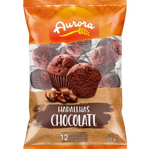 Madalenas De Chocolate Embalagem 500 G Aurora Supermercado El Corte