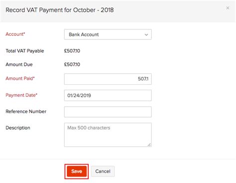 Filing Vat Returns Help Zoho Books