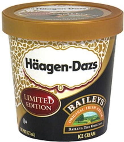 Haagen Dazs Limited Edition Baileys Original Irish Cream Ice Cream