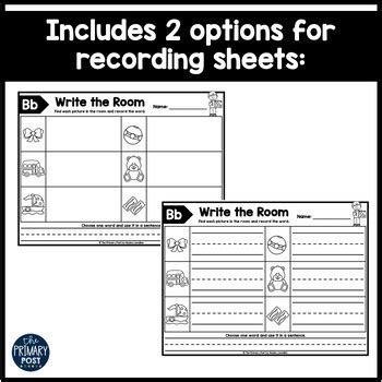 Beginning Sounds Write The Room By The Primary Post By Hayley Lewallen