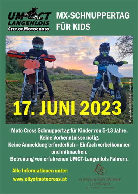 Kinder MX Schnuppertag Am 17 Juni 2023