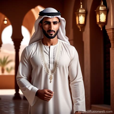 Illustration Of A 2d Arabic Male Character In Multiple Poses Stable