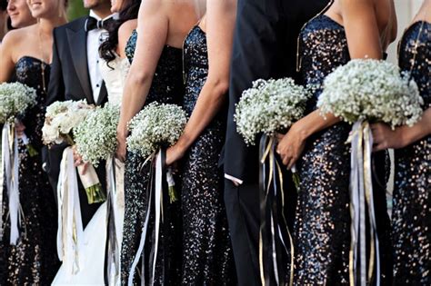 Elegant Black, White & Gold Wedding via TheELD.com Perfect Wedding ...