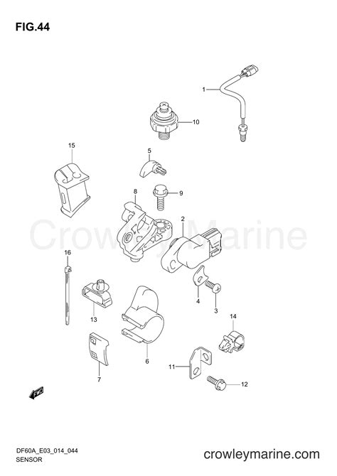 Sensor Df A E Serial Range Four Stroke Outboard Df A