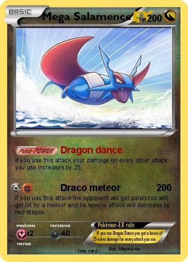 Pokémon Mega Salamence 27 27 - Dragon dance - My Pokemon Card