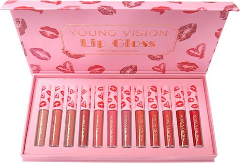 RoseFlower 12 Colors Matte Nude Liquid Lipstick Sets Long Lasting And