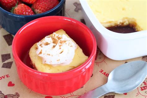 Easy Custard Pudding Recipe Firm Texture And Lots Of Caramel Sauce Use Muji Enamel Storage