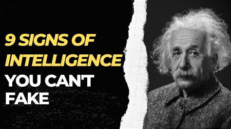 9 Genuine Signs Of Intelligence You Can T Fake YouTube