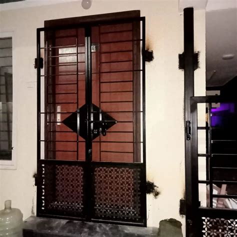 Iron Black Metal Grill Door For Home At Rs 250square Feet In Chennai