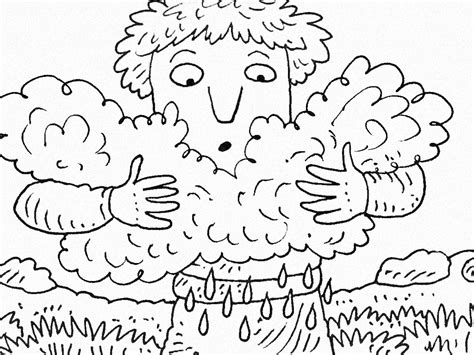 Gideon Fleece Coloring Page Coloring Pages