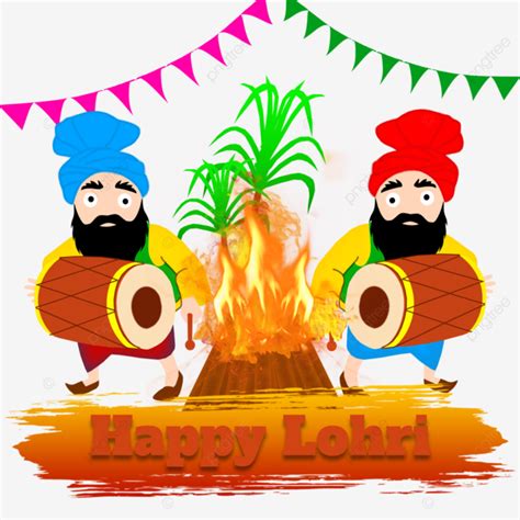 Happy Lohri Best Punjabi Dance Design With Drum Happy Lohri Lohri