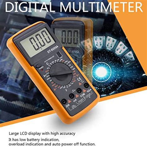 Digital Multimeter Dt A Lcd Display Handheld Digital Multimeter