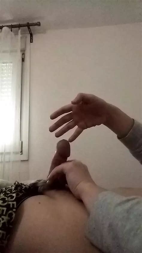 Fingering His Cock With Thoughts Of Deep Blowjob From My Cousin Gay