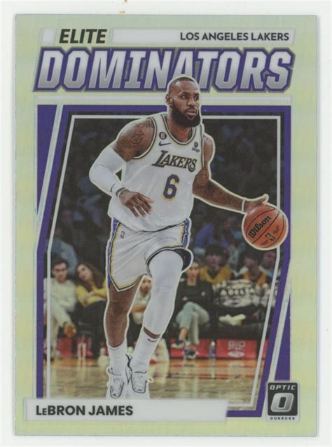 Lebron James Panini Donruss Optic Elite Dominators