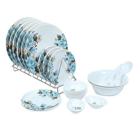 White Round 32 Pcs Melamine Dinner Set No Of Pieces 36 At Rs 550 Set