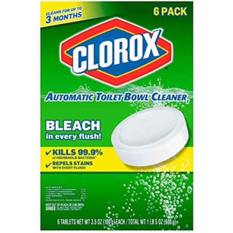 Clorox Automatic Toilet Bowl Cleaner Tablet 3 5 Ounce 6 Pack 1 King Soopers