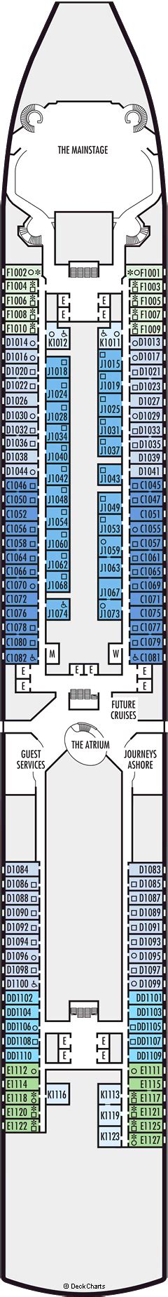 Holland America Noordam Deck Plans: Ship Layout, Staterooms & Map ...