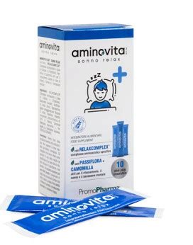 Aminovita Plus Sonno Relax By PROMOPHARMA 10 Sachets Of 2 Grams