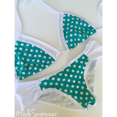 Beautiful Handmade Polka Dot Bikini Made By Fedeswimwear Visit