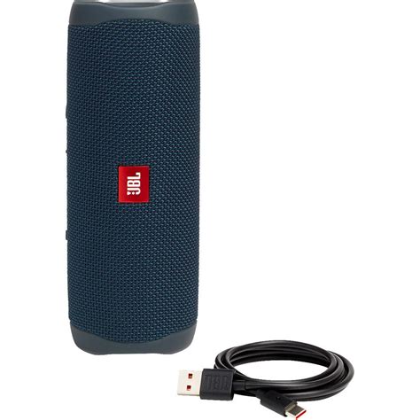 Bocina Inal Mbrica Flip Jbl Port Til A Prueba De Agua Color Azul