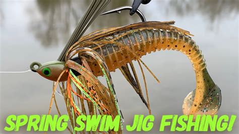 Spring Bass Fishing With A Swim Jig Youtube