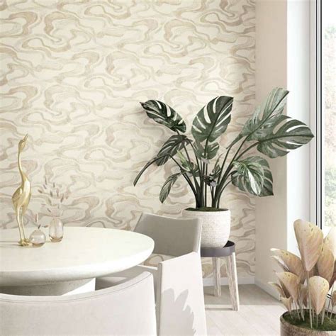 Grafische Tapete Vliestapete Kumano Beige Wall Art De