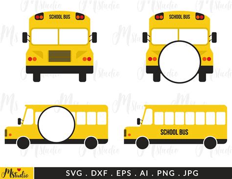 School Bus Svg Back to School Svg School Svg Monogram Svg - Etsy Canada