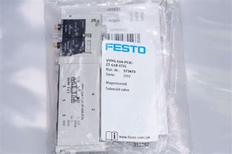 Festo Vuvg S P C Zt G T L Magnetventil Neu Ovp Ebay