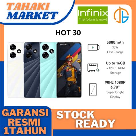 Jual Infinix Hot 30 8/128GB (+8GB Extended RAM) Helio G88 6.78” FHD+ ...
