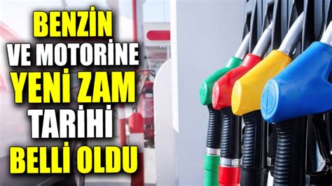 Benzin Ve Motorine Yeni Zam Tarihi Belli Oldu