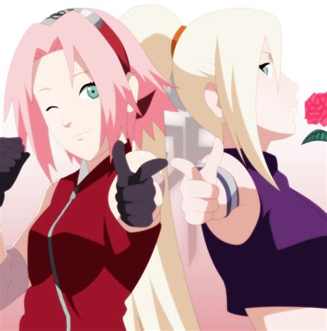 Ino And Sakura By Stikyfinkaz On Deviantart