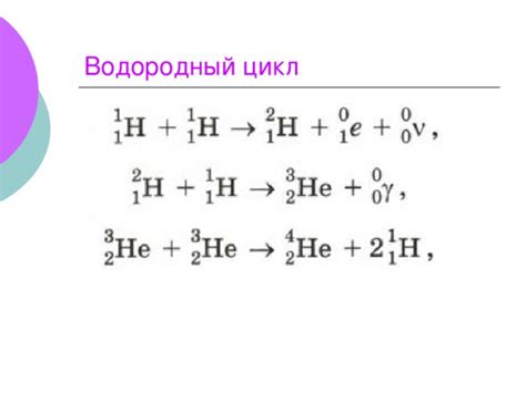 Термоядерные реакции