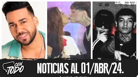 Las Noticias Al Abr Peso Pluma Y Anitta Se Besan Romeo Santos