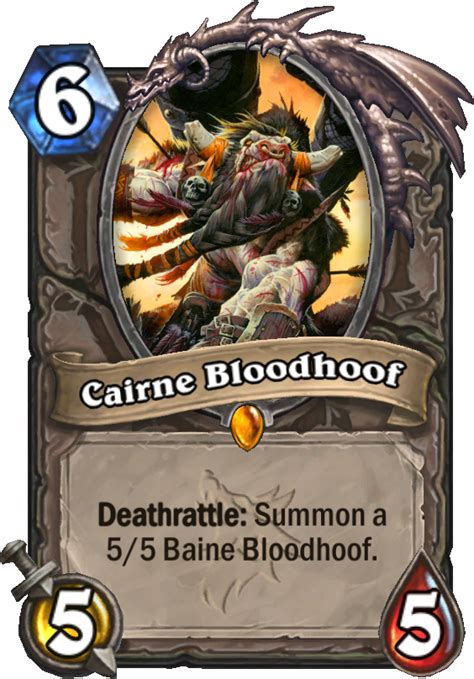 Cairne Bloodhoof Core Set 2023 Hearthstone Top Decks