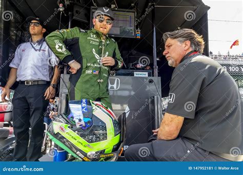 IndyCar 500 Miglia Di Indianapolis Del 17 Maggio Fotografia Editoriale