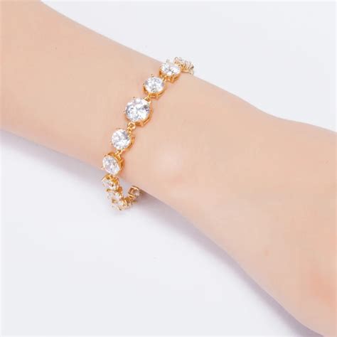 Funique Gorgeous Design Colorful Cubic Zircon Bracelet For Women