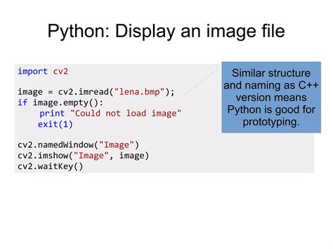 Opencv Introduction Ppt