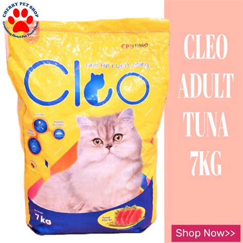 Jual Cleo Cat Food 7kg Tuna Makanan Kucing Kering Dry Food Shopee