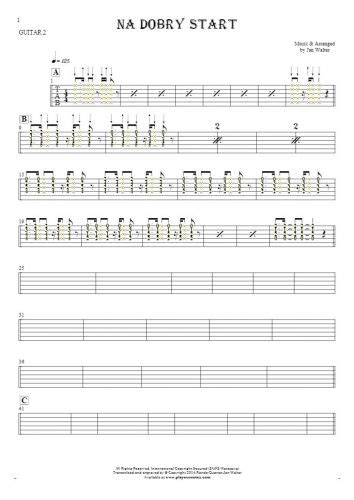 Thinking Out Loud Tablature Rhythm Values For Guitar Guitar 2