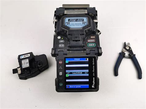 Fujikura Fsm S Fusion Splicer Complete Kit With Fujikura Ct Cleaver