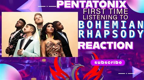 FIRST TIME REACTING TO Pentatonix Bohemian Rhapsody WOW