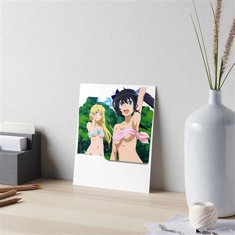 Danmachi Hestia And Ais Naked Art Board Print By Arcanejinxlol