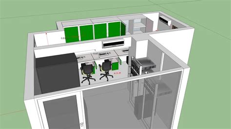 It Server Room 3d Warehouse